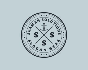 Nautical Sea Anchor logo design