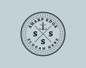 Nautical Sea Anchor logo design