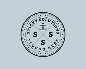 Nautical Sea Anchor logo design