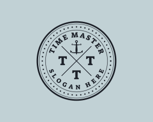 Nautical Sea Anchor logo design