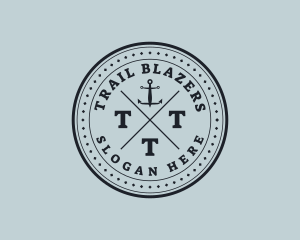 Nautical Sea Anchor logo design