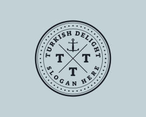 Nautical Sea Anchor logo design