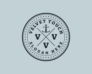 Nautical Sea Anchor logo design