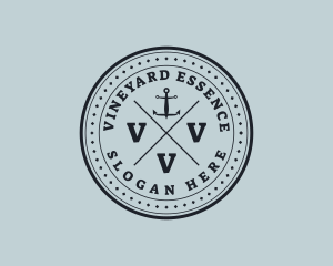 Nautical Sea Anchor logo design