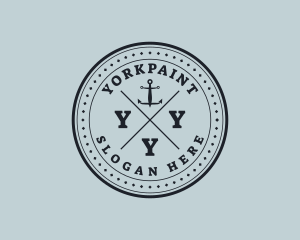 Nautical Sea Anchor logo design