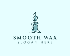 Memorial Wax Candle logo design