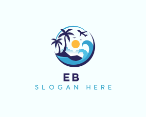 Beach Getaway Travel Logo