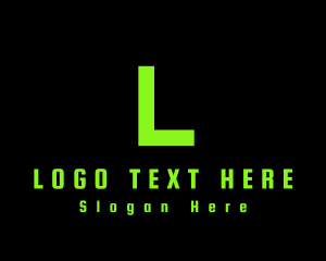 Esports - Neon Tech Modern logo design