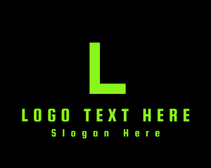 Neon Tech Modern Logo