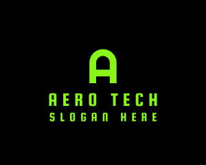 Neon Tech Modern logo design