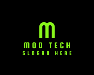 Neon Tech Modern logo design