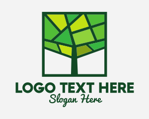 Environmental - Mosaic Green Tree logo design