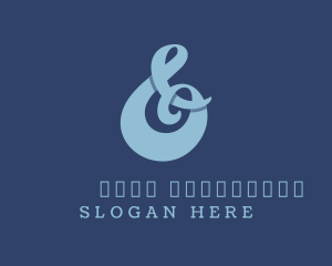 Stylish Ampersand Font Logo