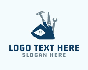 Hand Sign - Hand Tools Repair logo design