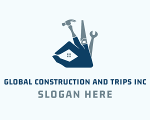 Home Renovation - Hand Tools Repair logo design