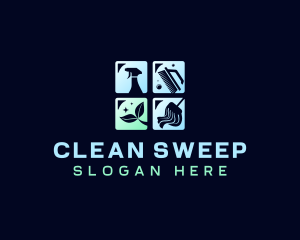 Housekeeping - Eco Cleaning Housekeeper logo design