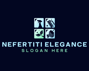 Eco Cleaning Housekeeper logo design