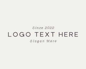 Lettering - Elegant Business Lifestyle logo design