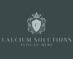 Crown Shield Boutique logo design