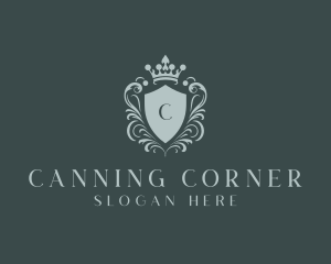 Crown Shield Boutique logo design