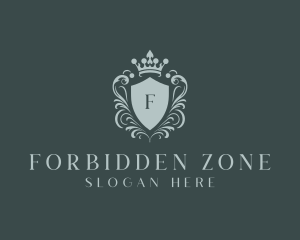 Crown Shield Boutique logo design