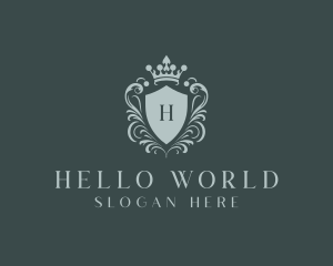 Crown Shield Boutique logo design