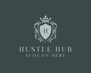 Crown Shield Boutique logo design