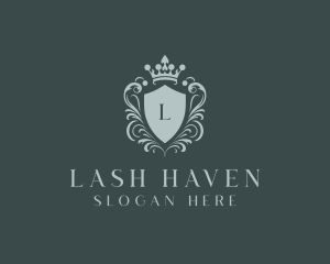 Crown Shield Boutique logo design