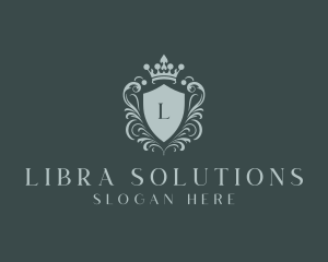 Crown Shield Boutique logo design