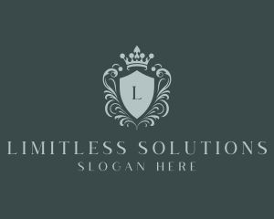 Crown Shield Boutique logo design