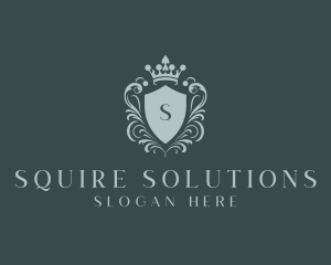 Crown Shield Boutique logo design