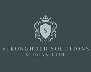 Crown Shield Boutique logo design