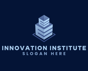 Institute - Building Cube Technology logo design