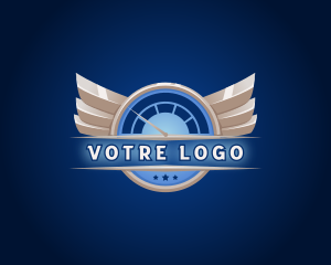 Gaming - Automotive Racing Speedometer logo design