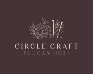 Handicraft Crochet Yarn logo design