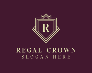 Royal Crown Shield logo design