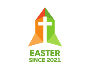 Fellowship - Religion Ministry Cross logo design