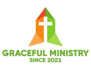 Religion Ministry Cross logo design