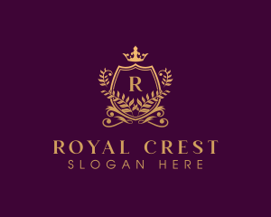 Royal Crown Crest  logo design