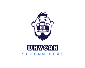 Digicam - Head Film Camera logo design