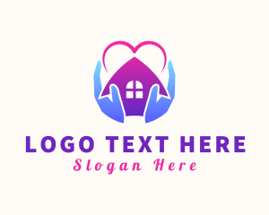 Family - Home Shelter Care logo design