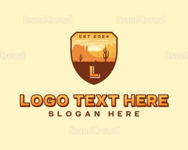 Desert Outback Hiking Logo