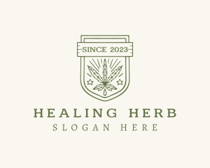 Medicinal - Marijuana Extract Shield logo design