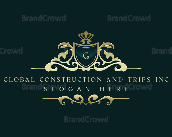 Shield Royalty Ornament Logo