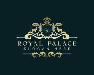 Shield Royalty Ornament logo design