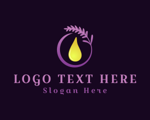 Droplet - Lavender Oil Extract logo design