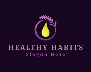 Lavender Oil Extract logo design