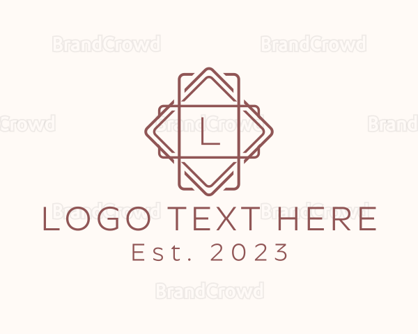 Geometric Interior Design Logo