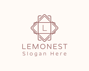 Geometric Interior Design Logo