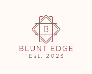 Geometric Interior Design logo design